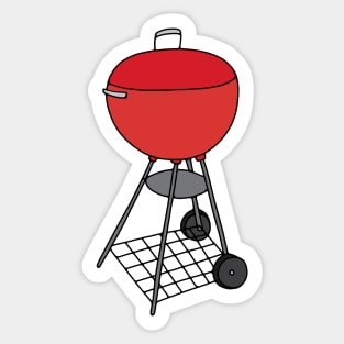 BBQ Outdoor Grill Sticker